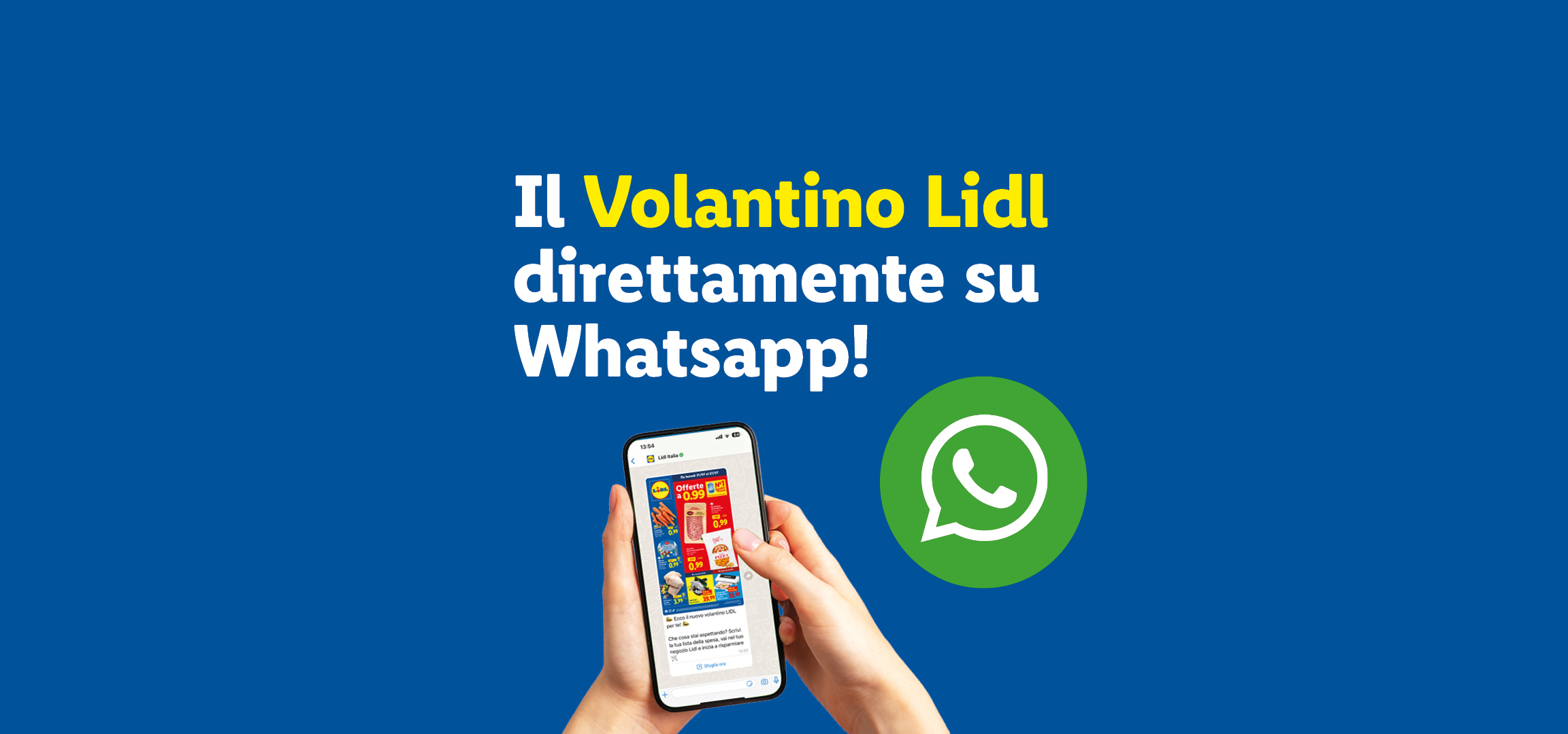 Il volantino Lidl direttamente su WhatsApp