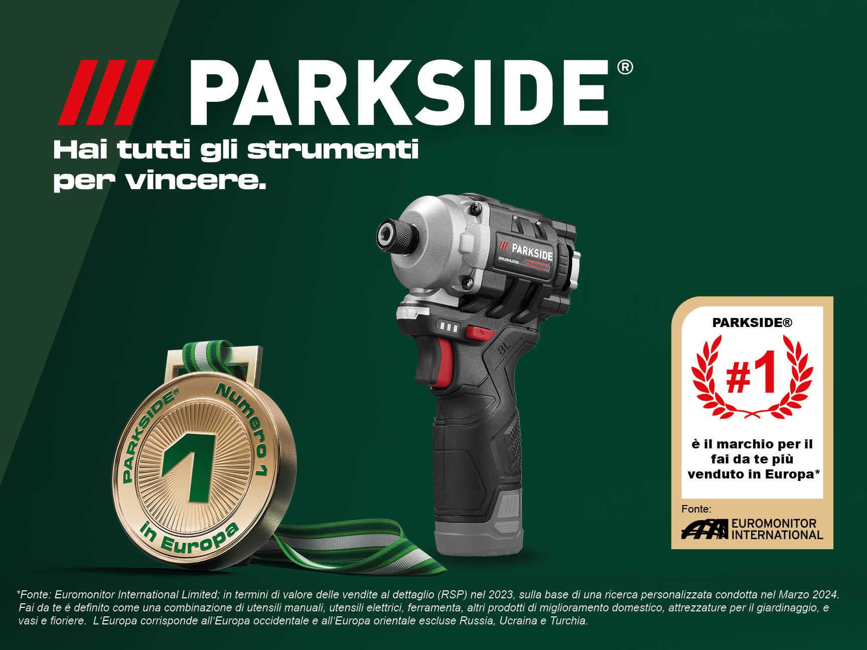 Fai da te con Parkside®: Hai tutti gli strumenti per vincere