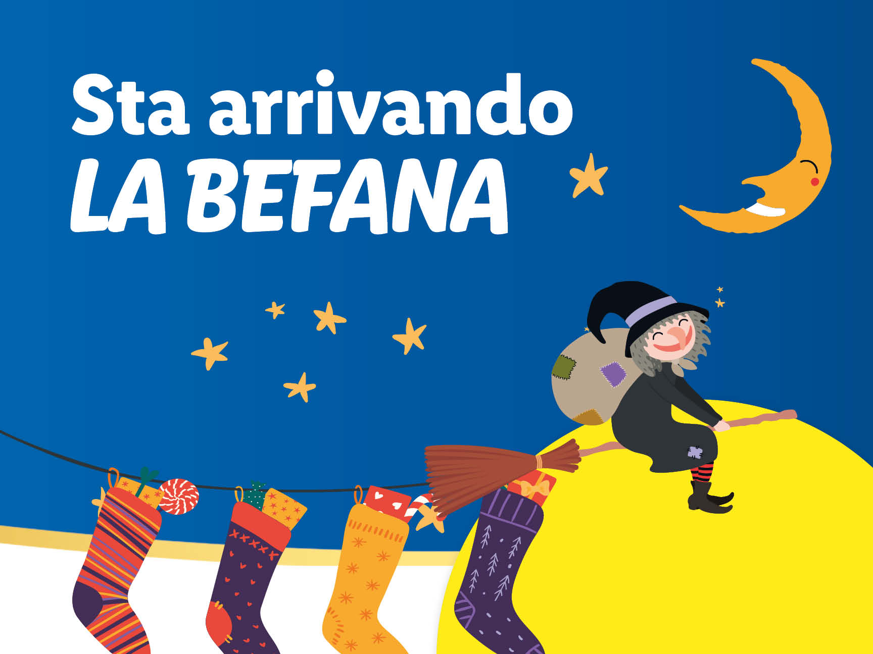 Sta arrivando la Befana