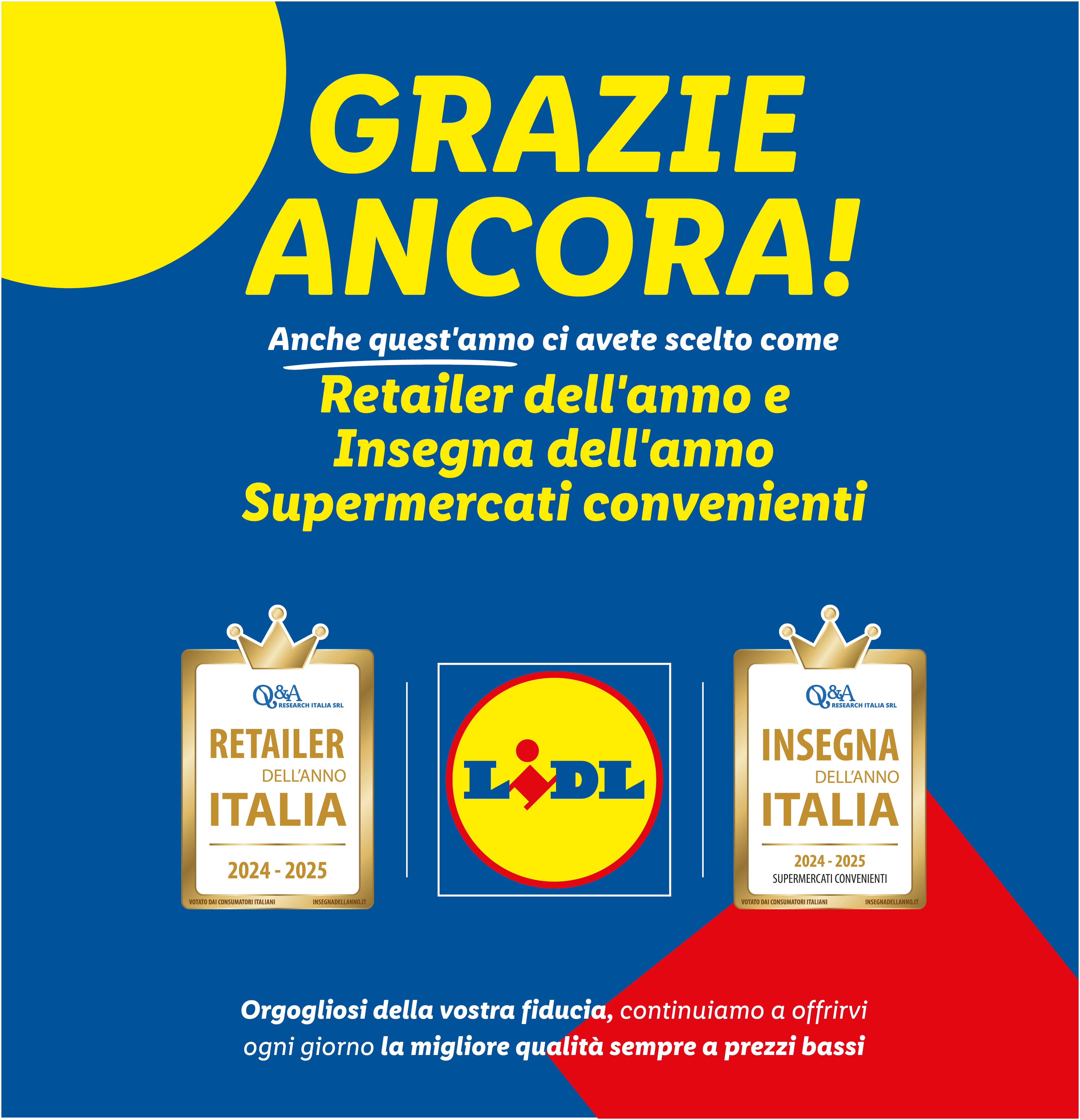 Premi Lidl - Insegna dell'anno